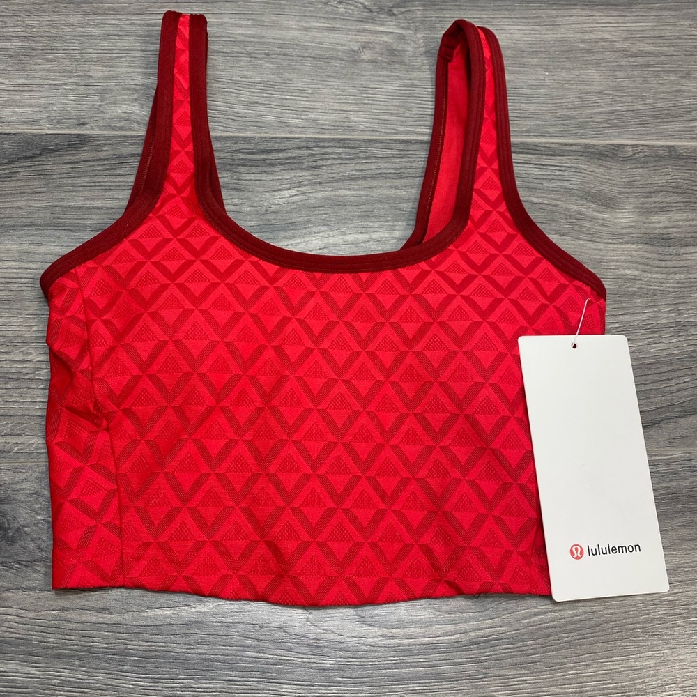 lululemon athletica Red Tank Top